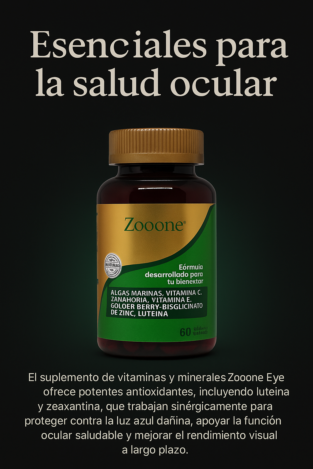Zooone™ Suplemento de Luteína Para tus Ojos
