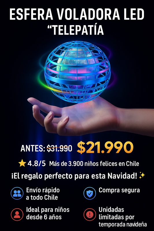 Esfera dinámica voladora para niños