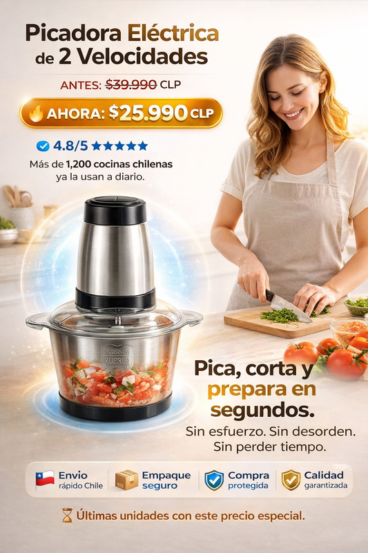 PICADORA ELECTRICA DOS VELOCIDADES